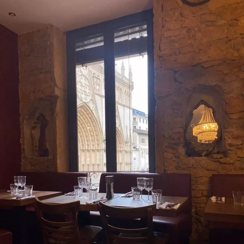 Un bouchon lyonnais du vieux lyon
