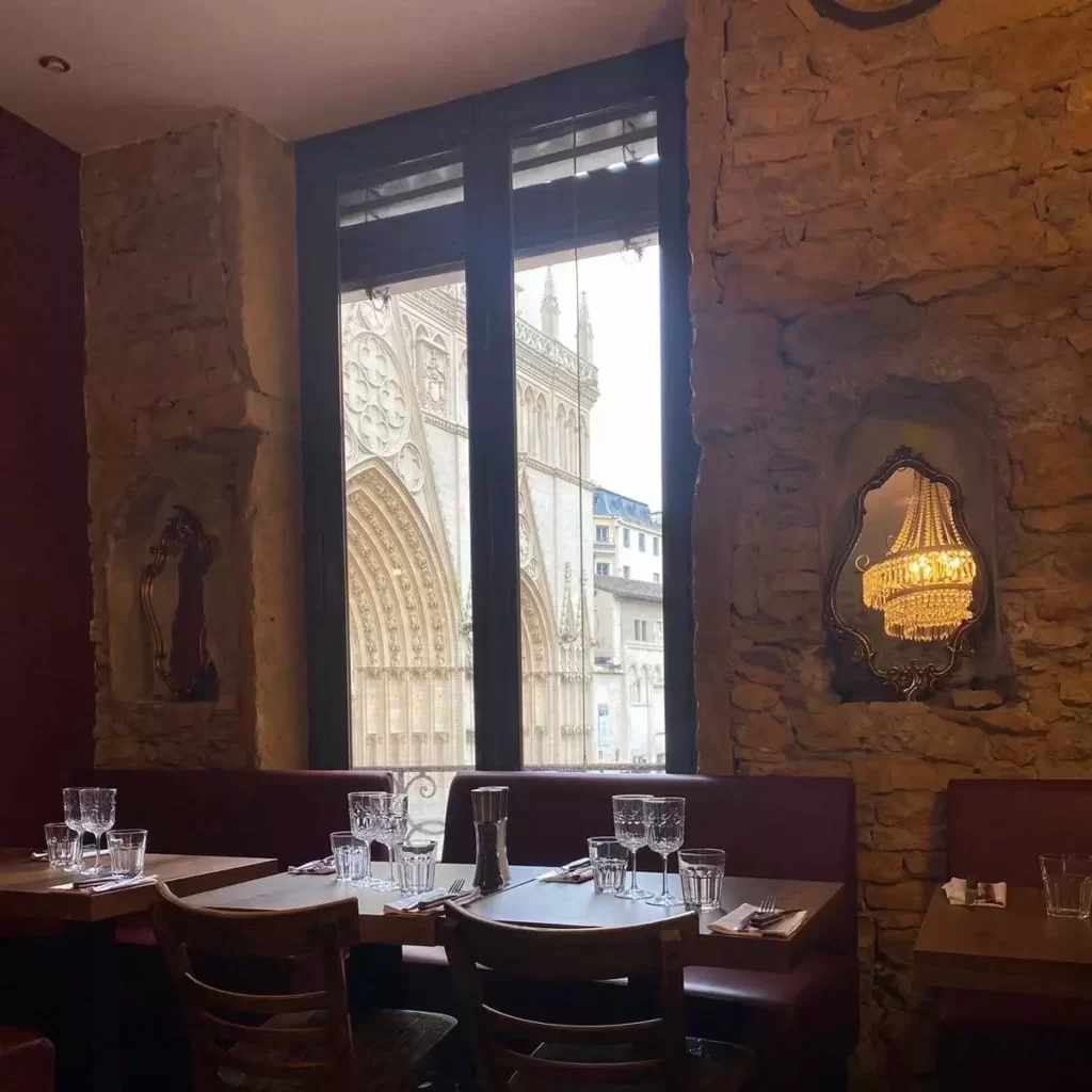 Un bouchon lyonnais du vieux lyon