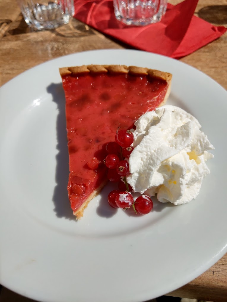 Une part de tarte à la praline