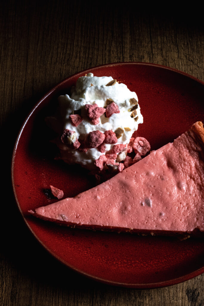 une part de tarte à la praline